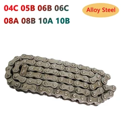 1pc 04C 05B 06B 06C 08A 08B 10A 10B Short Pitch Precision Roller Chain Industrial Drive Single Row Chains 1/1.5Meters