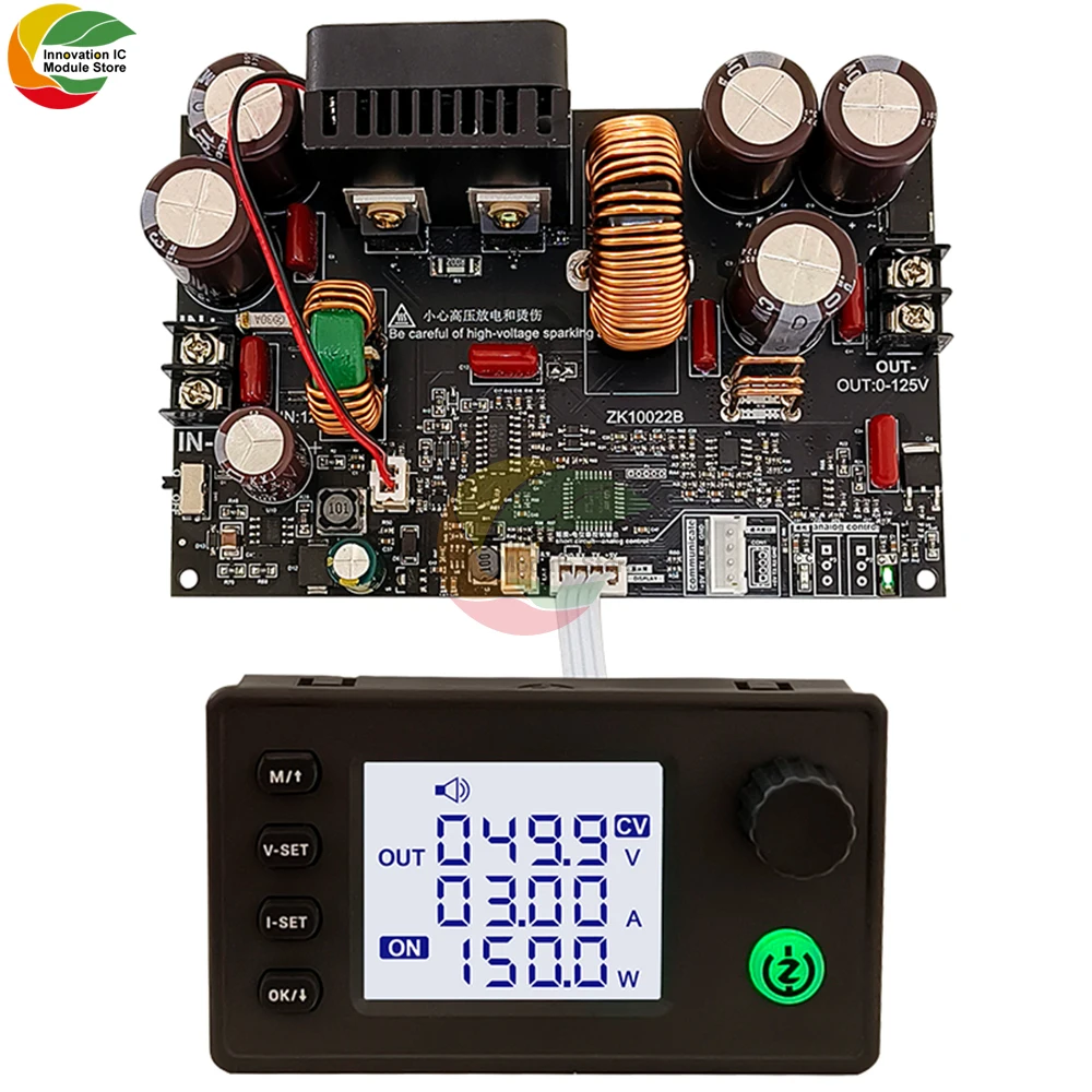 ZK-10022 DC12-140V 22A/1500W Step-down DC Adjustable Regulated Power Supply Constant Voltage and Constant Current Module