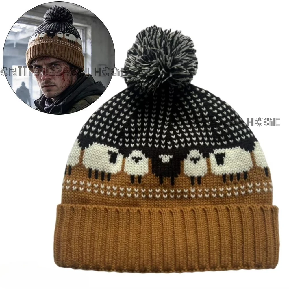 Bryan Cosplay Knitted Hat Costume Accessories Movie Resident Roleplay Cute Hats Autumn Winter Warm Cap Halloween Suits Prop Gift