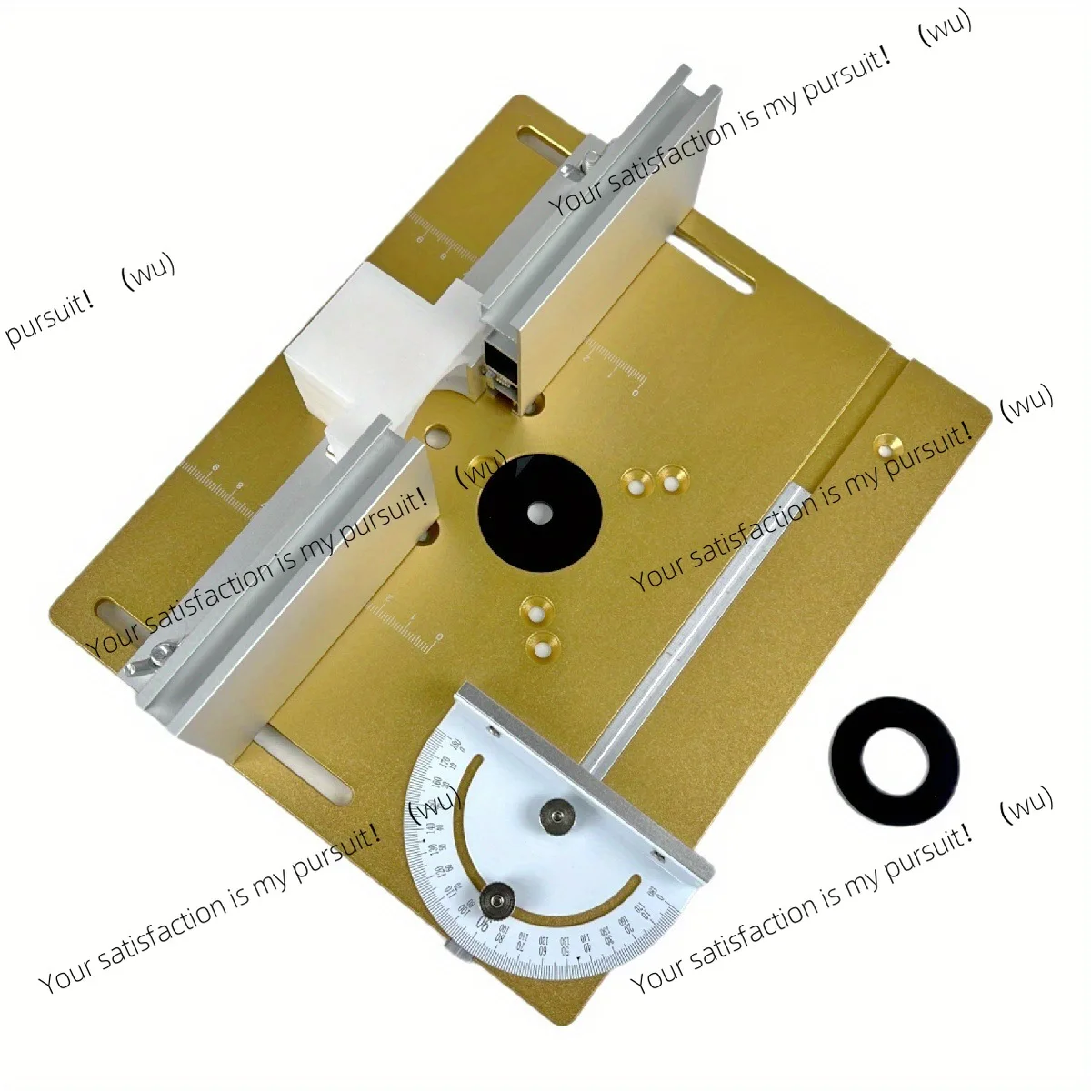 

New C8-4mm woodworking aluminum alloy flip panel, trimmer gong machine panel, woodworking table, slotted flip panel