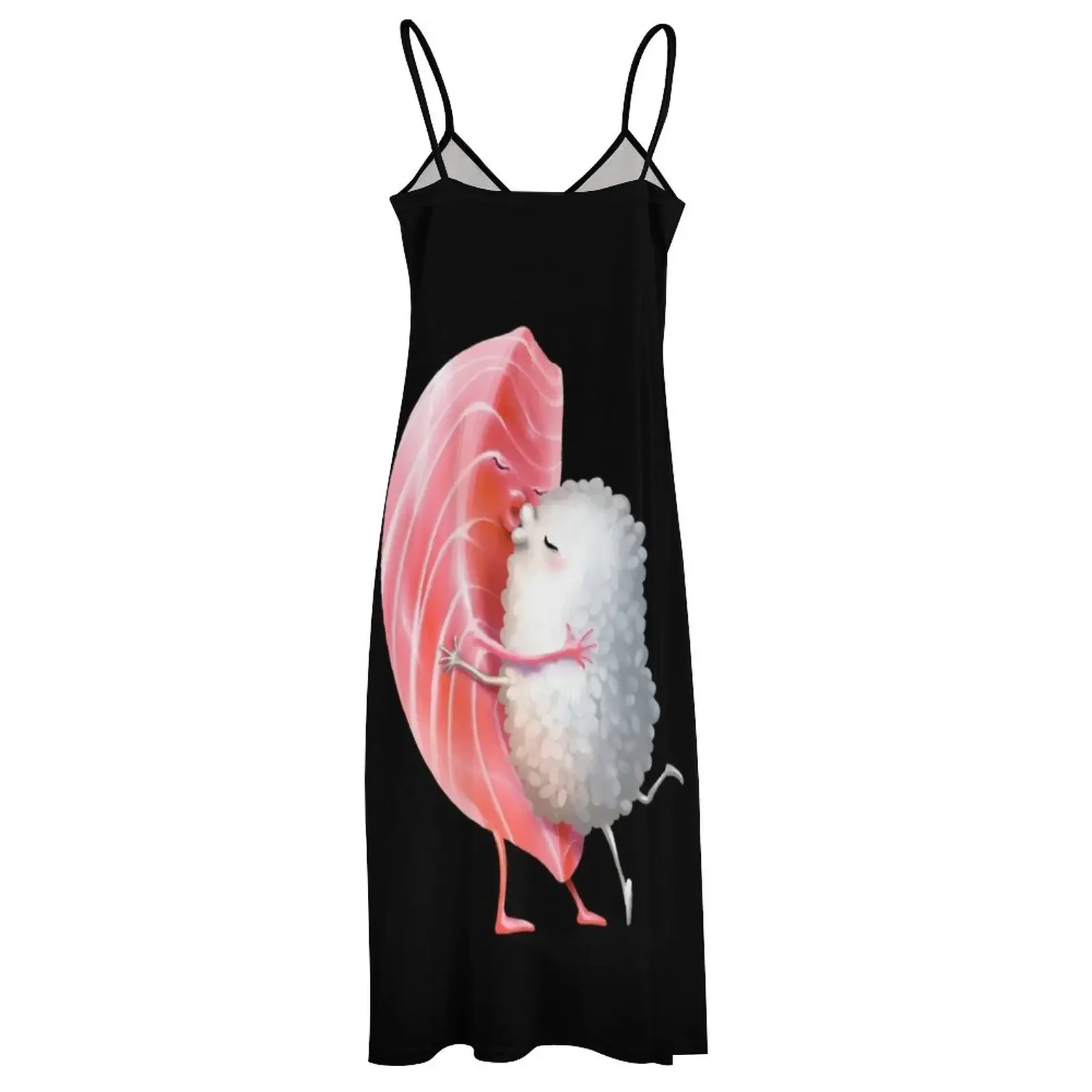 Romantic Maguro Sushi Hug and Kiss Sleeveless Dress Prom gown women's elegant loose dresses