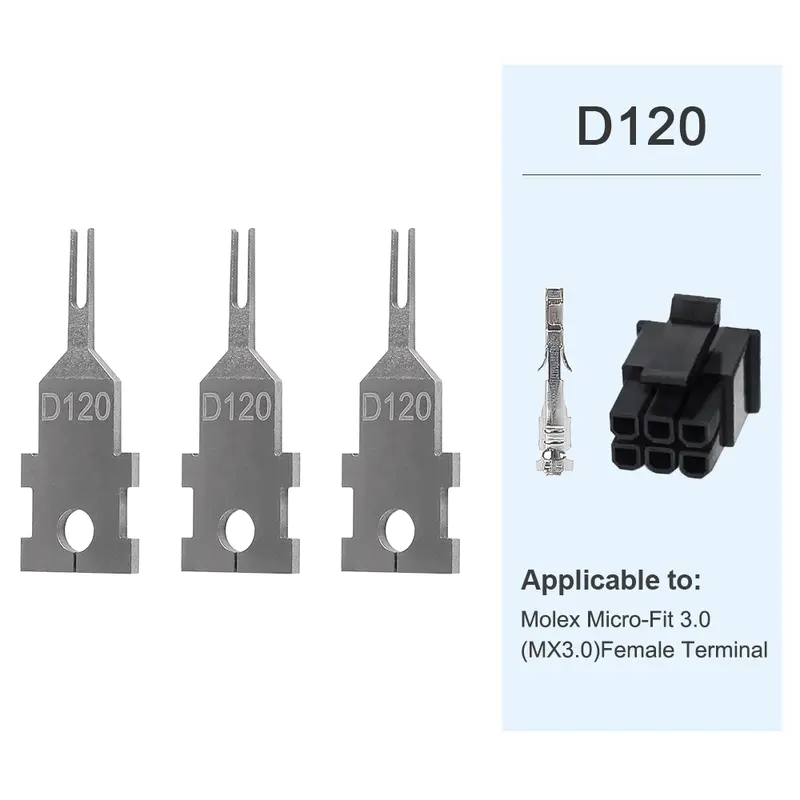 JRready Replacement Tip Kit for Extraction Tool &Terminal Release Tool for Deutsch,AMP/TE,Molex,Delphi,JST,Harting Connectors - Image 10