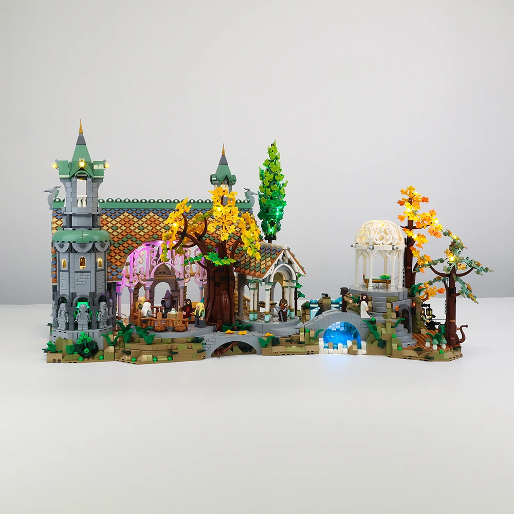 EASYLITE LED Light Kit For THE LORD OF THE RINGS: RIVENDELL 10316 Building Blocks Bricks Toys Lighting Lamp Set No Model