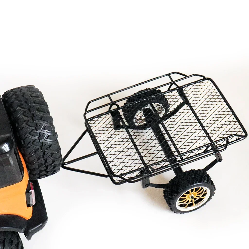 โลหะ RC Trailer Hopper กรอบจําลองสําหรับ 1/10 Rock Crawler รถบรรทุก Trail Trxs TRX-4 TRX4 Axial SCX10 RC4WD D90 CC01