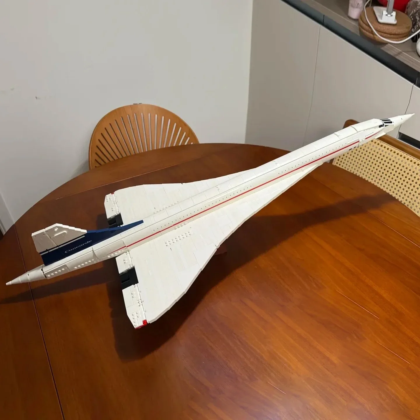 2083 pieces Airbus Concorde passenger aircraft building blocks home decor adult party supplies birthday holiday gifts collecti