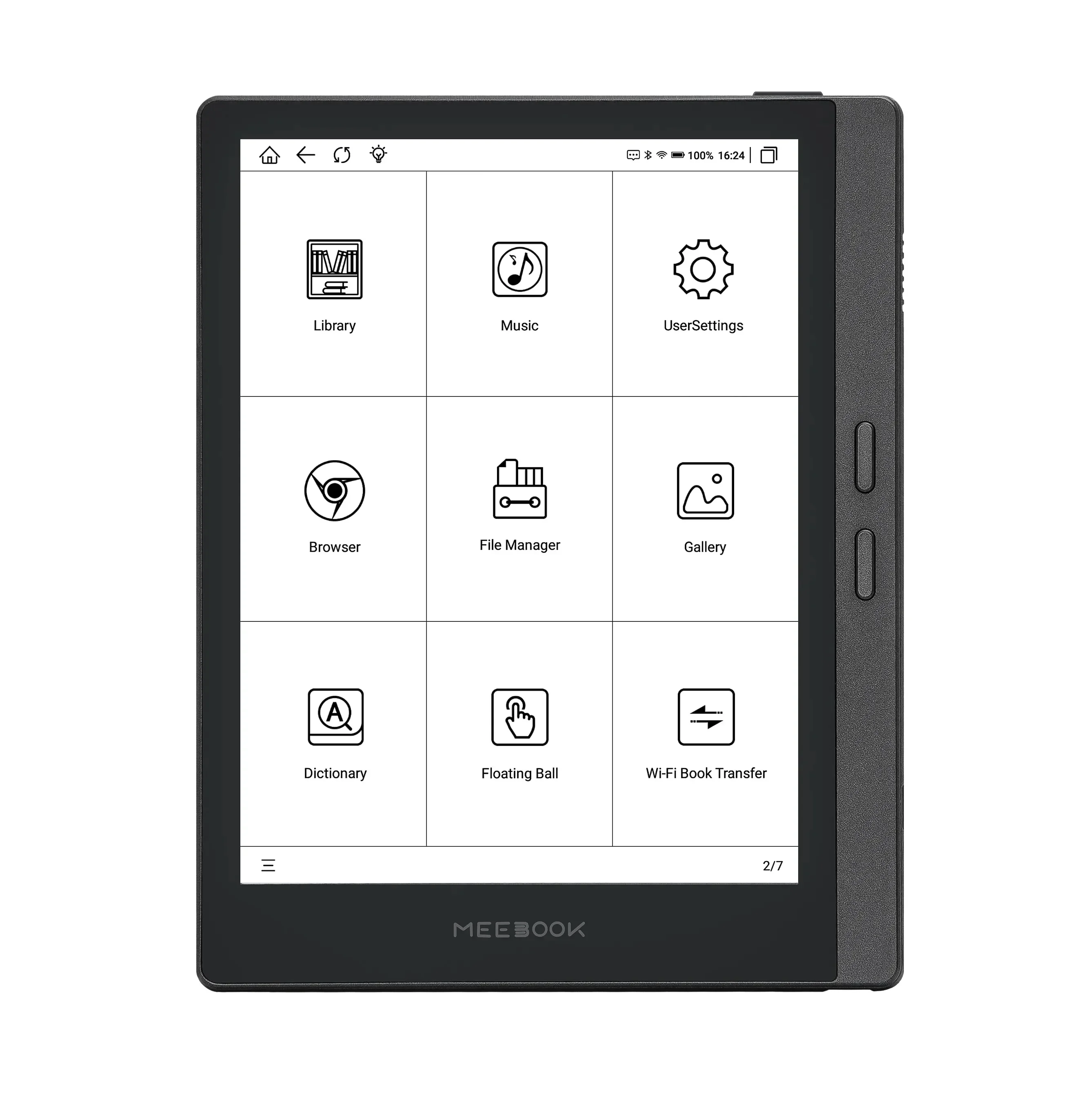 MEEBOOK-Livro Eletrônico de Papel, E-Reader, Tela de Tinta de Alta Definição, Open Android System, Memória 32G, 6,8 polegadas, 300PPI, M7