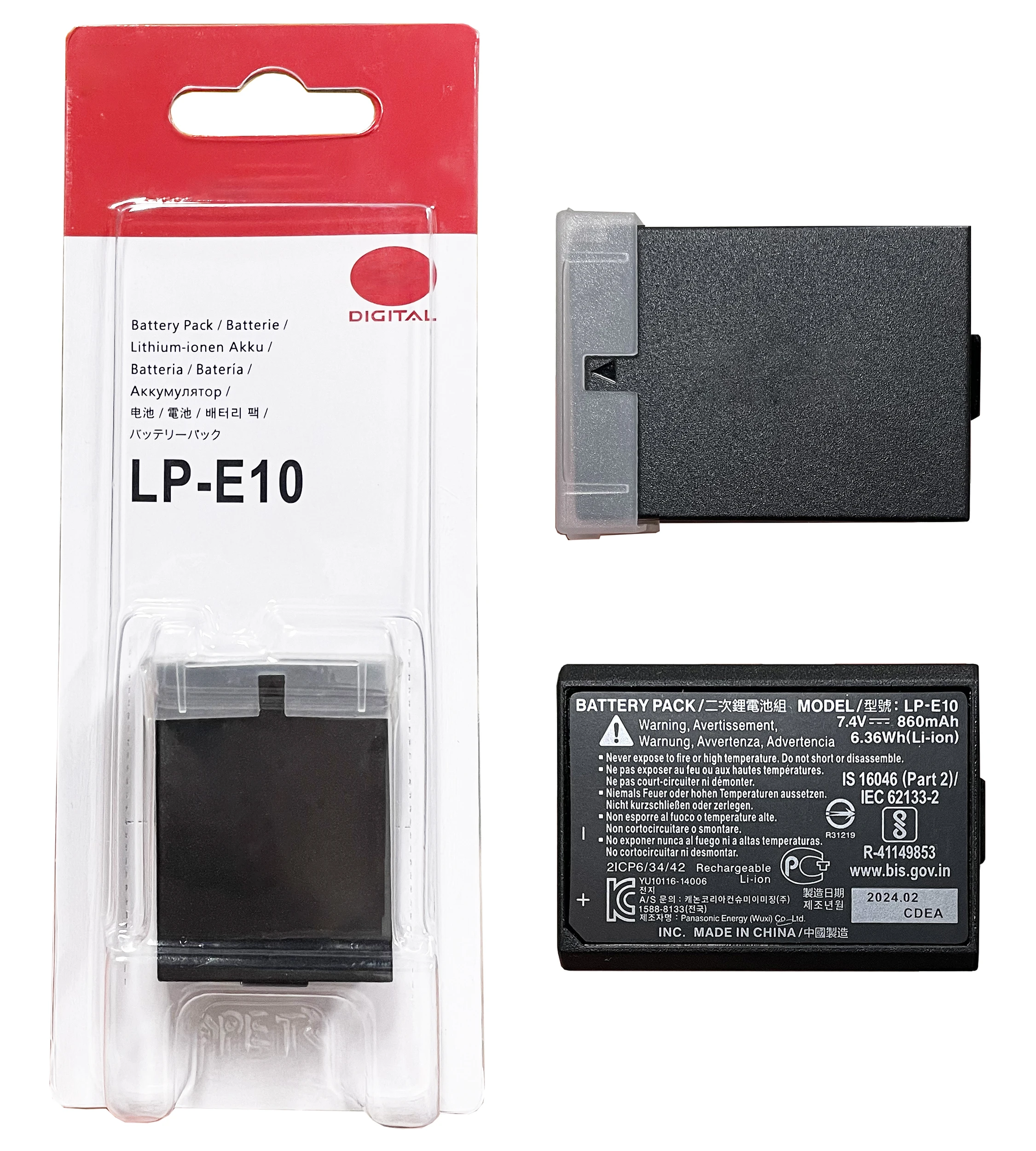 

NEW LP-E10 LPE10 860mAh Battery For Canon EOS Rebel T3 T6 T7 T100 Kiss X50 X80 X90 1500D 3000D 4000D Camera