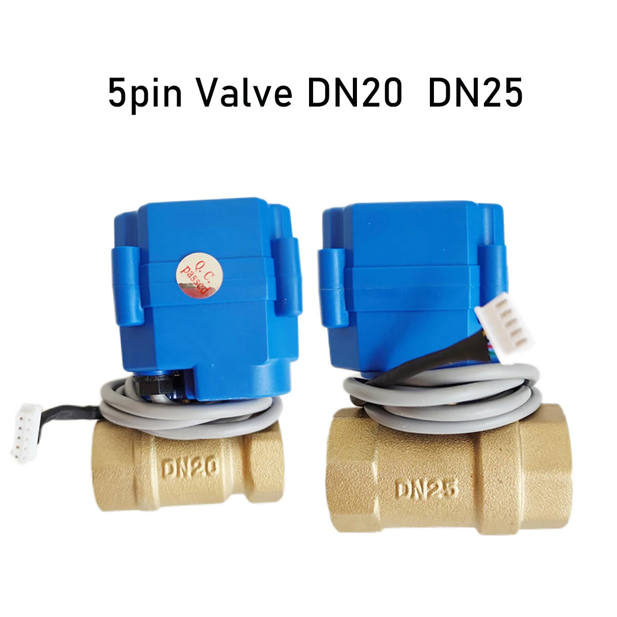 

Russia Ship Hot Selling 5pin Brass Smart Solenoid Valve 3/4"(DN20) 1"(DN25) for WZ808 Water Leak Protecion System