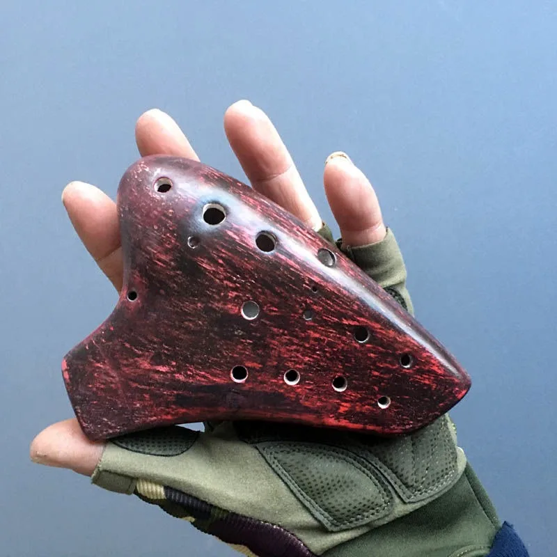 Pottery Ocarina 16 Hole Retro Ocarina Little Whistles Durable Ocarinas Flute Professional Children Adult Wind Musical Instrument
