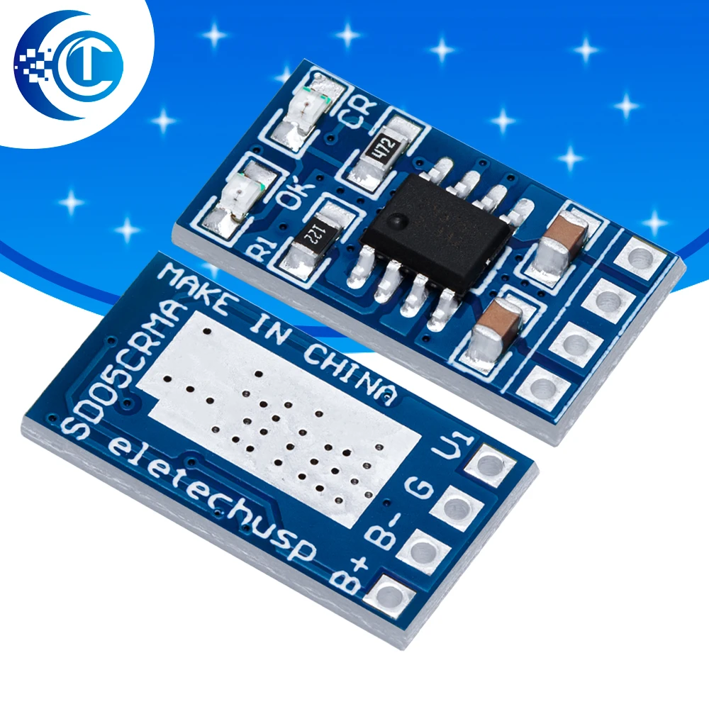 MPPT 태양광 충전 컨트롤러, LiPo 리튬 이온 배터리 충전기 모듈, SD05CRMA 태양광 패널 배터리 충전, 1A, 4.2V, 3.7V, 18650