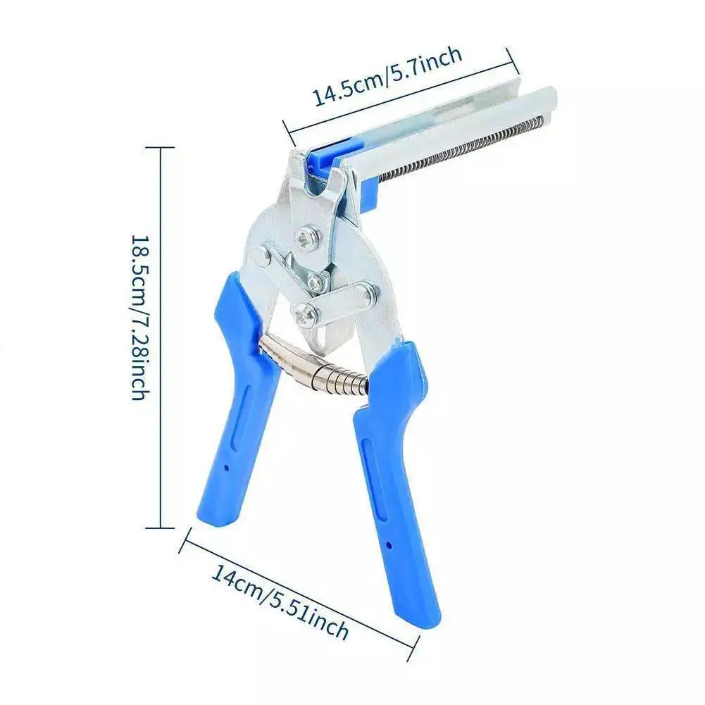 Jeu de pinces à pression, outils manuels de réparation pour Cages d'animaux, outil de réparation de clôture et de garde-corps en fil, pince à ongles de Type M