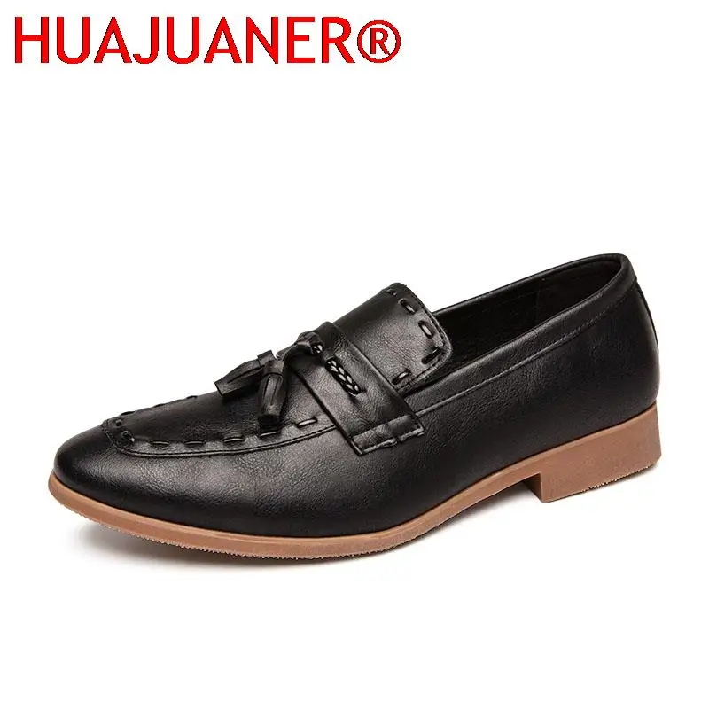 Loafers Men Casual Leather Shoes Lightweight Breathable Formal Shoes Classic Brand Men Shoes Dress Shoes Vintage Adulto shoes