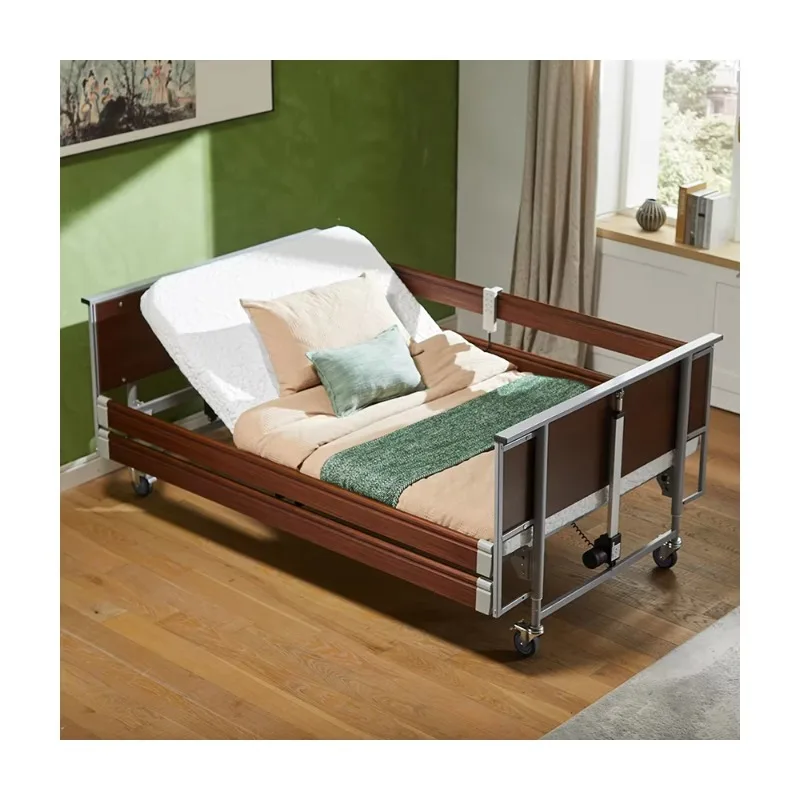 Foldable Adjustable Home Aged Care Bed with Potty Bedroom Set