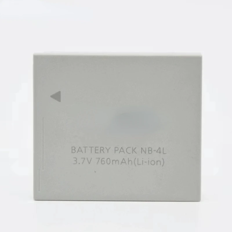 

100%Original 760mAh for Canon NB-4L IXUS40/50/55/60/65/70/75/80/100 IXUS110/115/117/120/130/220/230/255 Camera Battery Charger