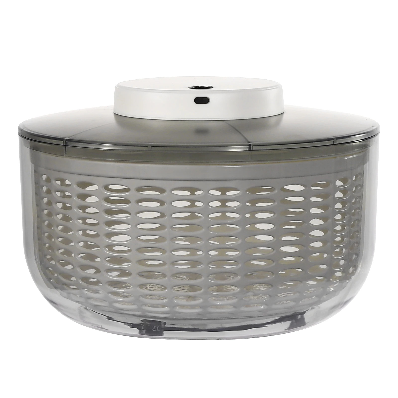 Electric Salad Spinner with 6W Power, High-Capacity Battery, One-Touch Operation for Quick Veggie Drying