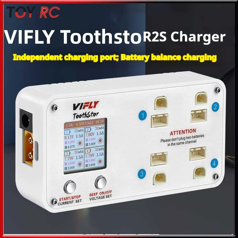 

Vifly Third-Generation Whoopstor 2s Charger Lithium Battery Plug Bt3.0 Xh2.54 Toothstor Remote Control Toy Parts & Accessories