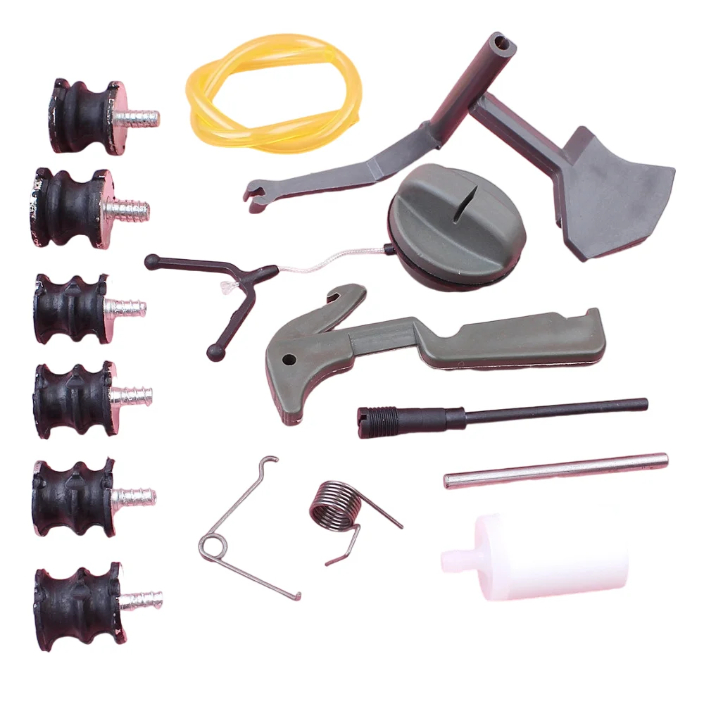 AV Buffer Mount Element Throttle Trigger Spring Kit For Husqvarna 61 268 272 Chainsaw Spare Part Fuel Filter Line Hose Tank Cap
