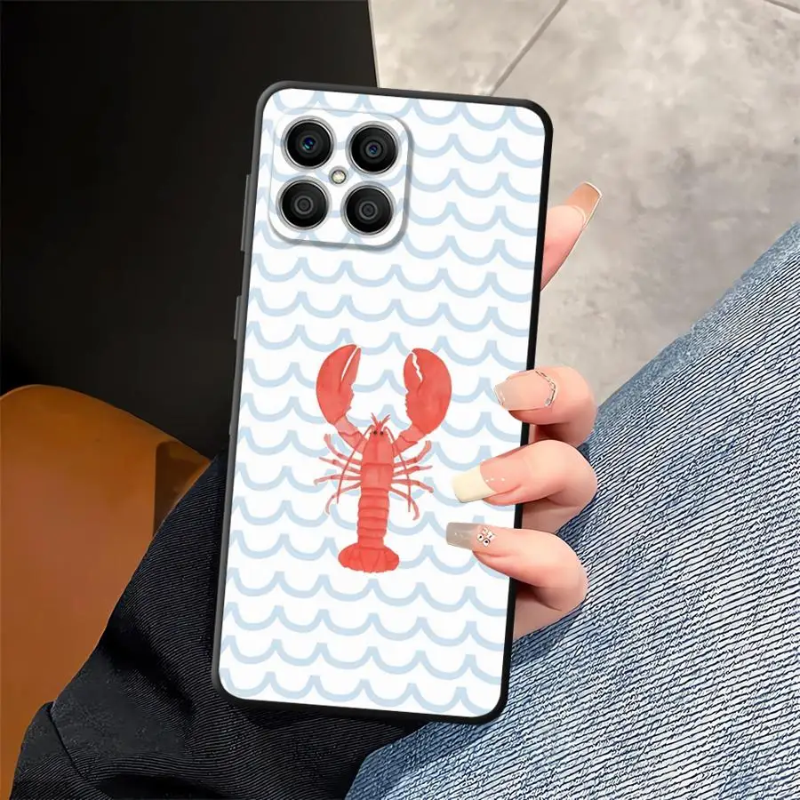 حافظة لهاتف Honor X9a X8 X7 X9c X7a X9 70 90 Lite 8X غطاء هاتف خلفي ناعم