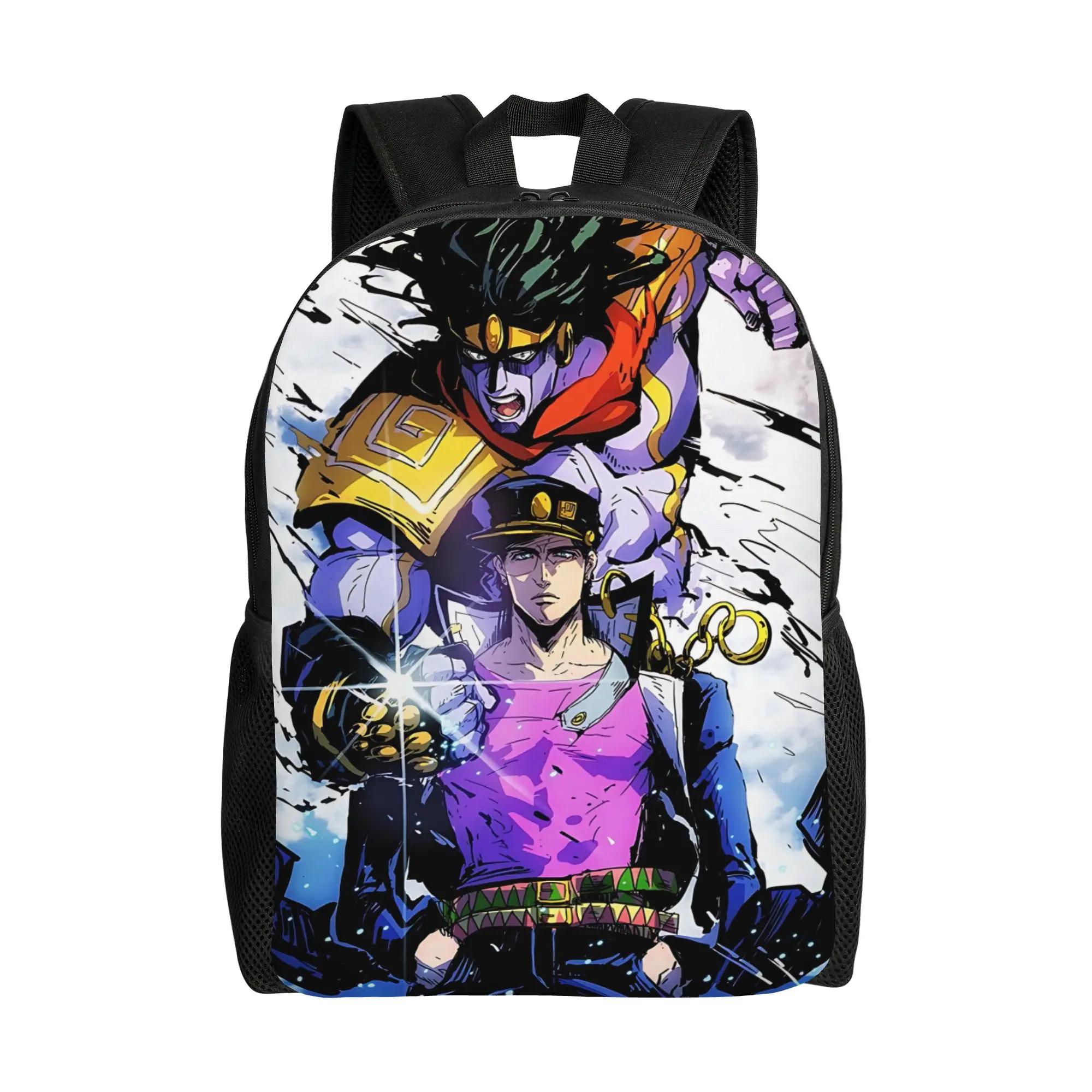 

ita bag JOJO Adventure ANIME Daypack mochila Versatile School Retro Washable Rucksack