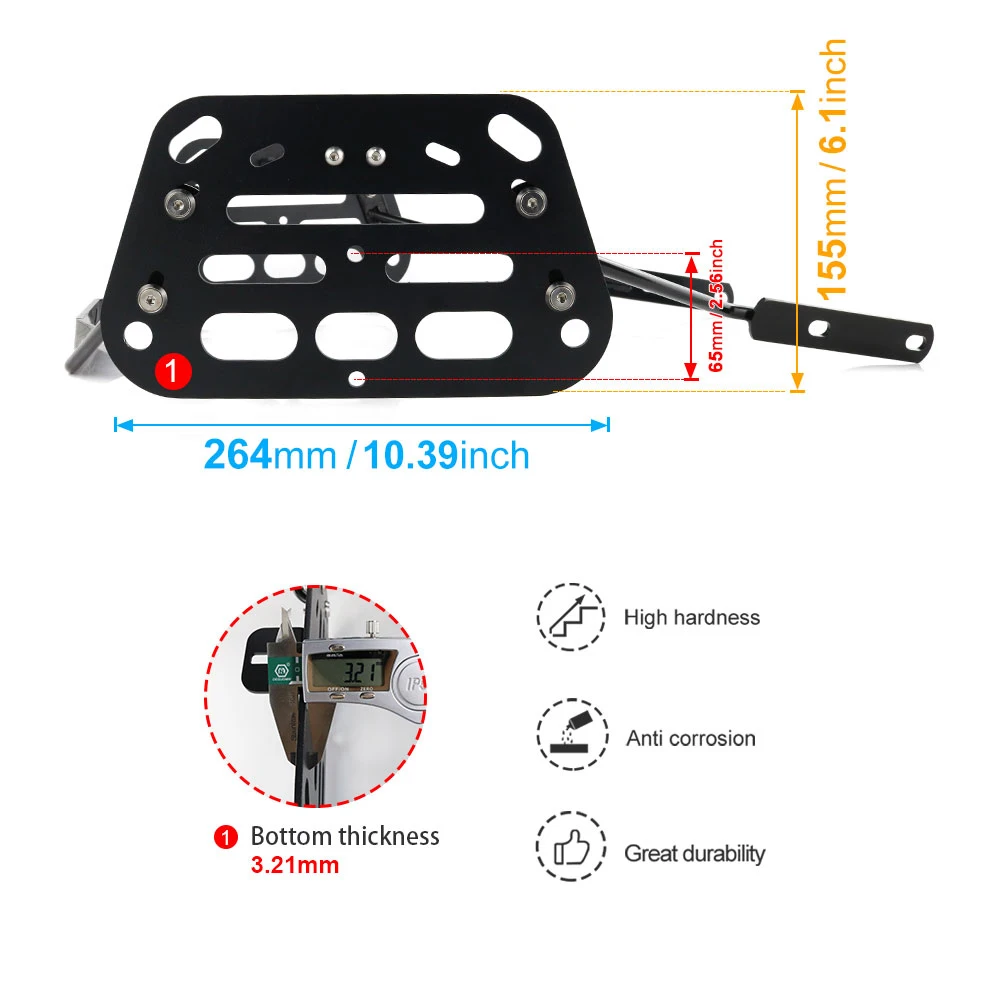 Motorcycle Fit For HONDA CB500 X 2013-2022 2023 2024 CB500X CB500X Saddlebag Bracket Support Racks Pannier Racks Side Carrier