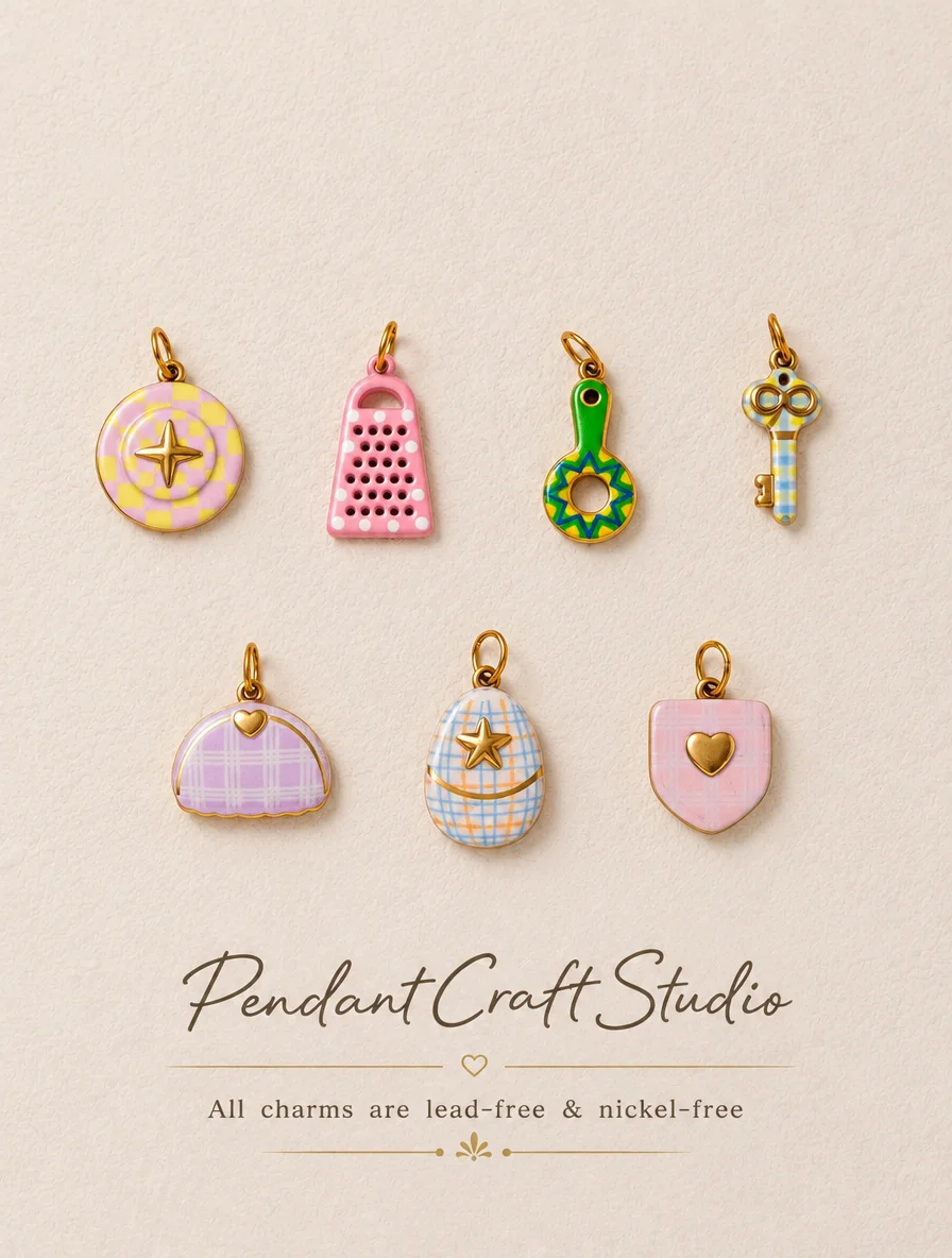 316 Edelstahl Wasserdicht Farberhaltend Retro Beliebter Löffel Lila Muschel Stern DIY Anhänger Charms für Schmuck – Detail 1