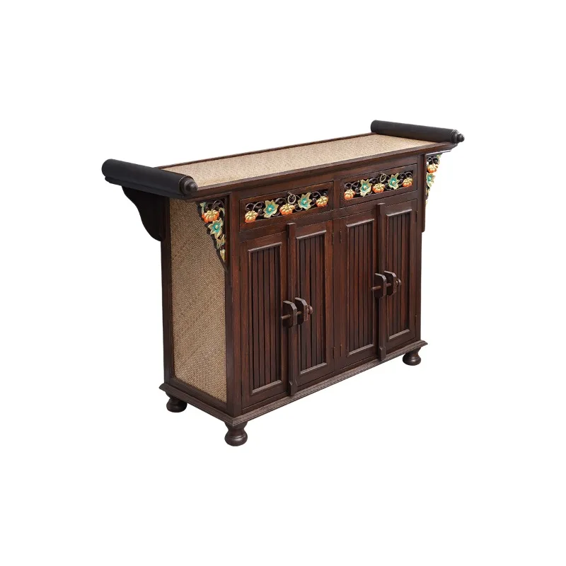 

Furniture Beauty salon Decorative cabinet South East Asia style Living room Vintage foyer Room hall cabinet