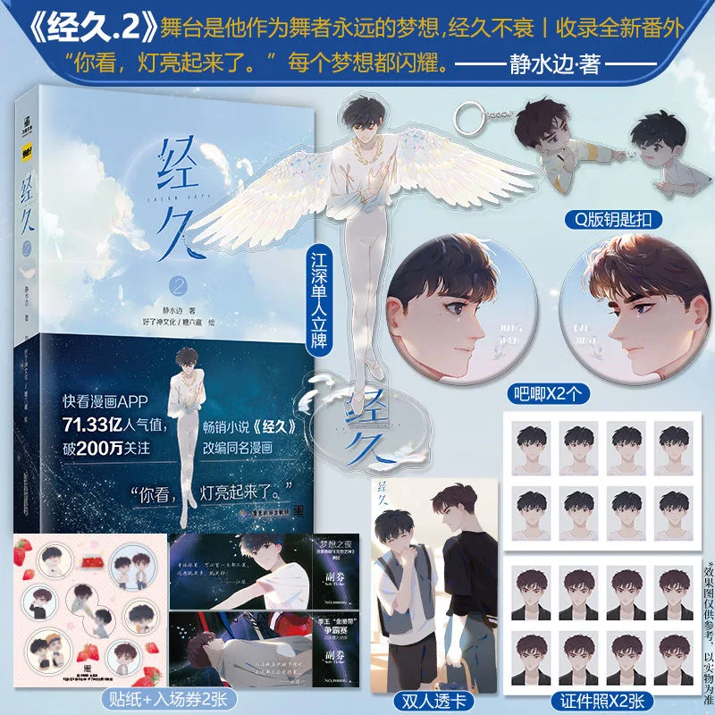 Volume2 Salad Days Manhua Comic Book Adapted From BL Novel Jing Jiu By Jing Shui Bian Double Male Manga LC Version With Gifts