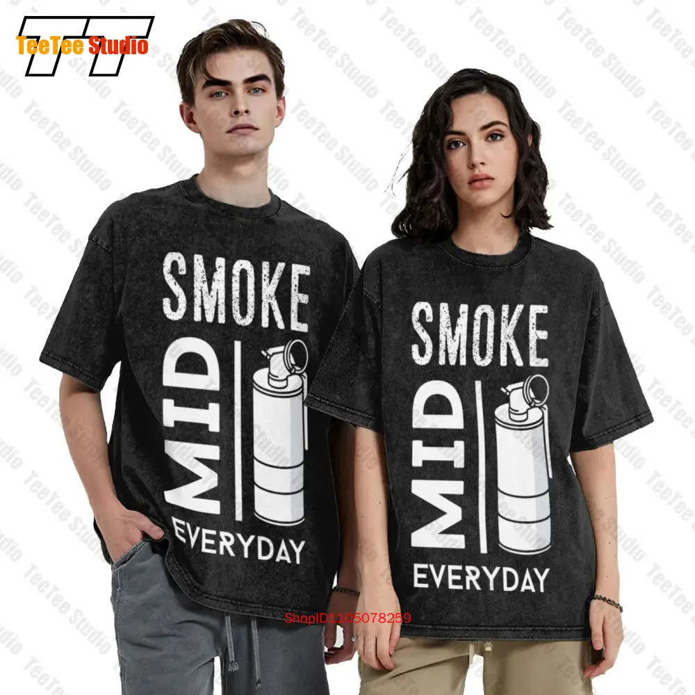 Cs Go Gaming Smoke Mid Everyday Counter Strike Vintage Oversized T-Shirt OG9O