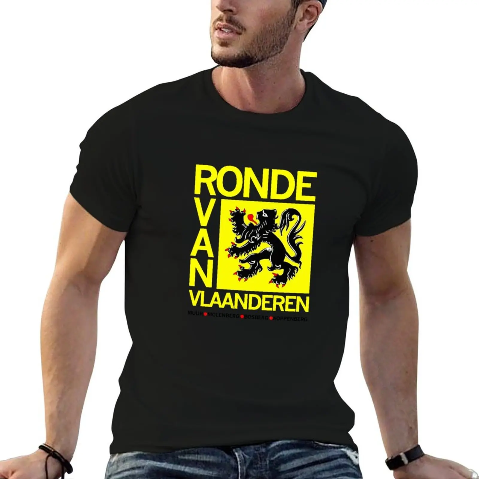 

heavy cotton shirt 100% man t T-Shirt of Flanders t shirt cotton luxury Tour t man shirt men