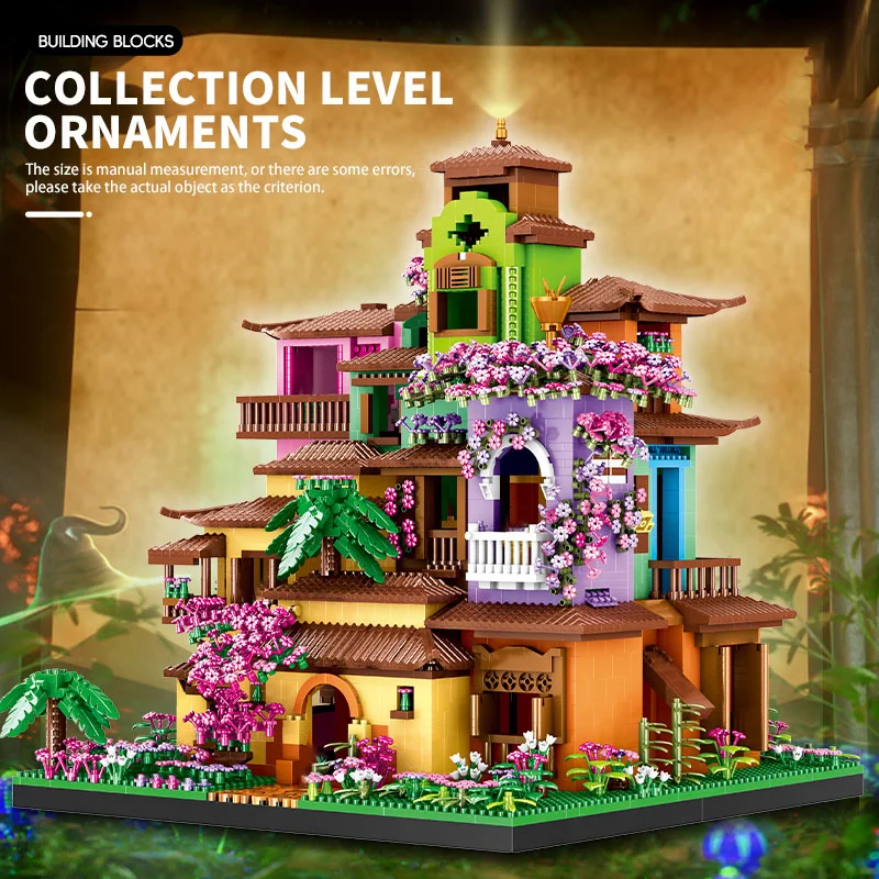 6180 pièces bloc de Construction maison jouet Micro particules blocs de Construction vue sur la rue maison magique assemblage jouets bricolage Kits de Construction