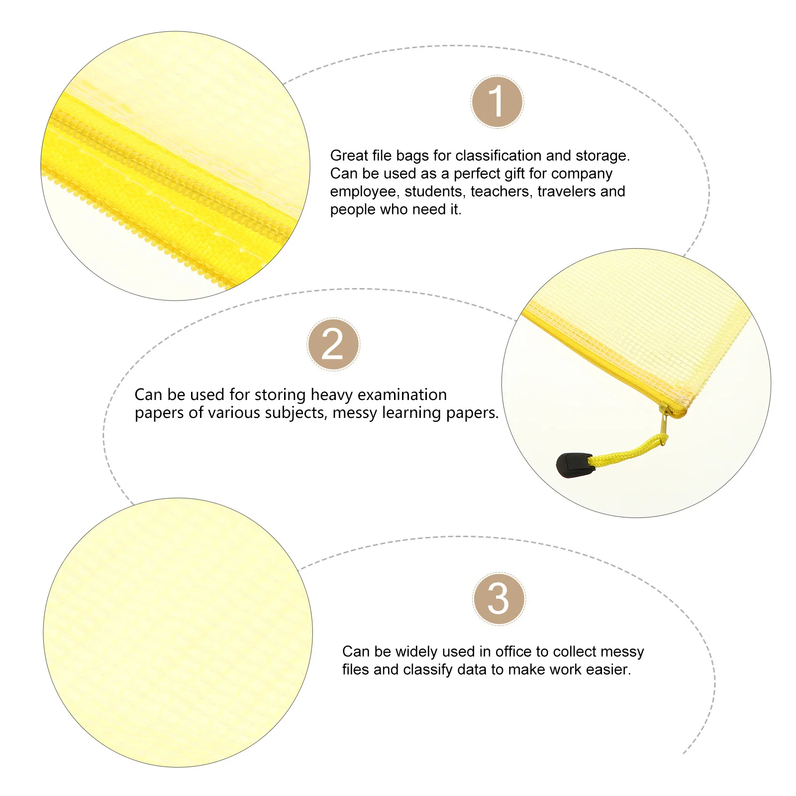 

10 шт. сумки для файлов на молнии A3, сетчатый полупрозрачный органайзер для документов, папка для хранения документов, большая вместимость, школьный офис