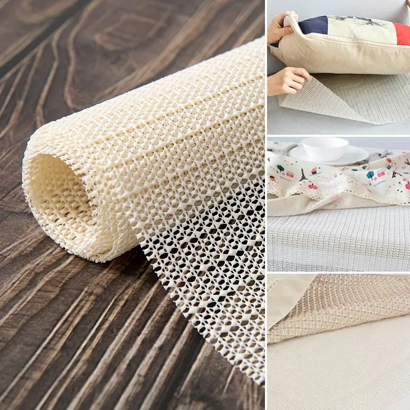 Rutschfeste PVC-Sofa-Bodenmatte Stoffmatratze Haushaltsteppich Yogamatte Anti-Rutsch-Pad Rutschfester Netzstoff Gripper Fixierbasis