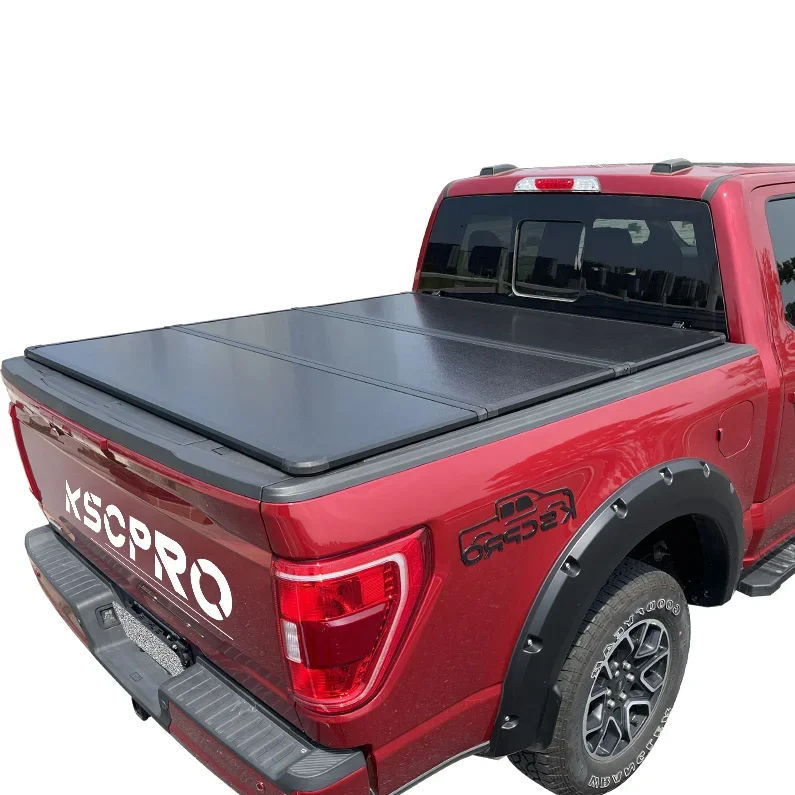 

KSCPRO HT Series Hard Tri-Fold Truck Bed Pickup Tonneau Cover for 2023 Ford Ranger No Wildtrak