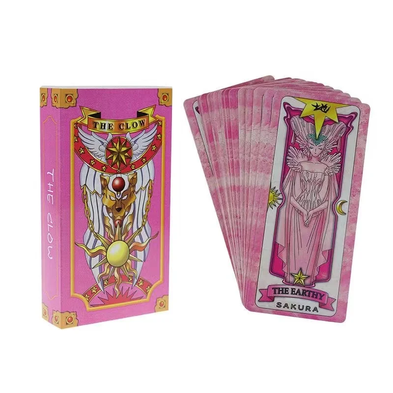 Anime Card Captor SAKURA Clow Card KINOMOTO SAKURA 56pcs Magic Card Cosplay Prop Collection Gift