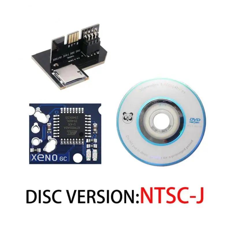 Adapter TF Card Reader Replacement+ Boot Disc Mini DVD For Gamecube NTSC-U/NTSC-J/PAL Game Accessories