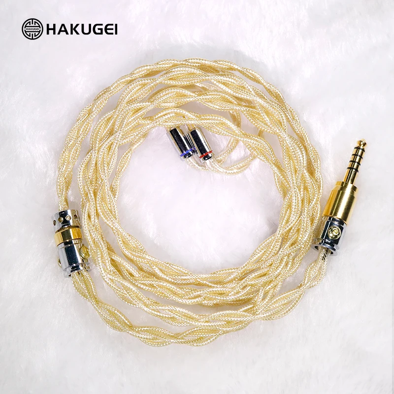 

Линия обновления кабеля наушников Hakugei Phoenix Concubine — коаксиальный позолоченный и посеребренный экран OCC из чистого серебра