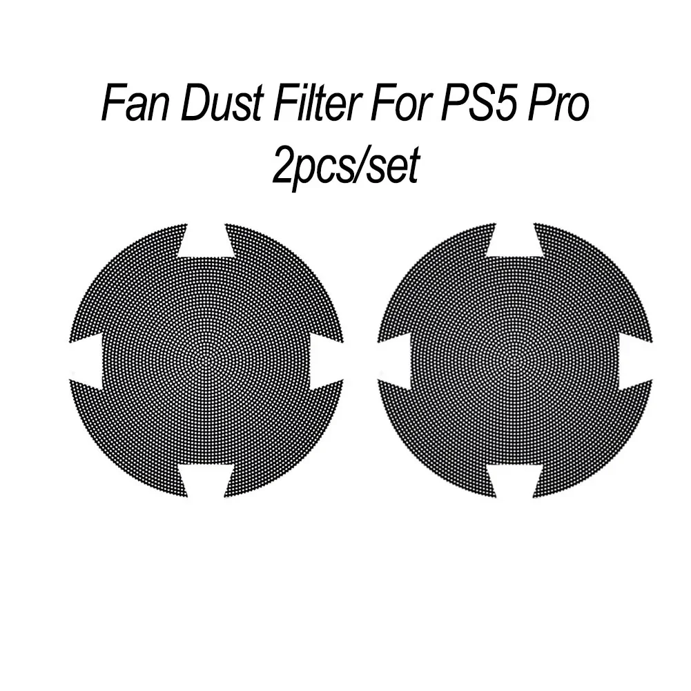 2/4 Pack Fan Dust Filter Breathable Ventilation Anti-Dust Cover Fan Dustproof Cover For PS5 Pro Slim For PlayStation 5 Pro Slim