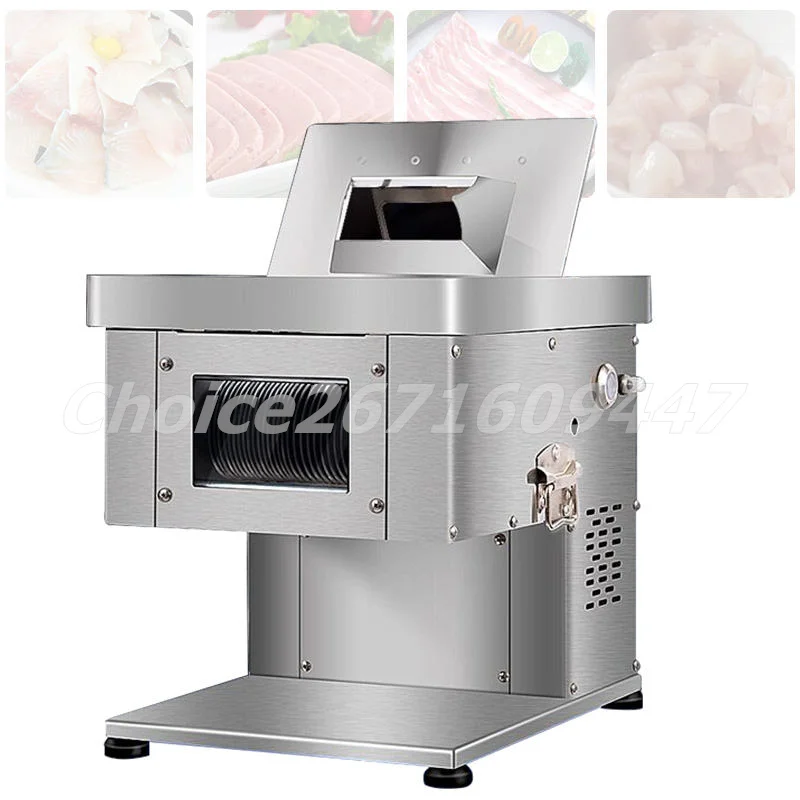 

Electric Meat Slicer Commercial Fully Automatic Countertop Meat Slicer Slicing Shredding Machine Chicken Beef Lamb Pork