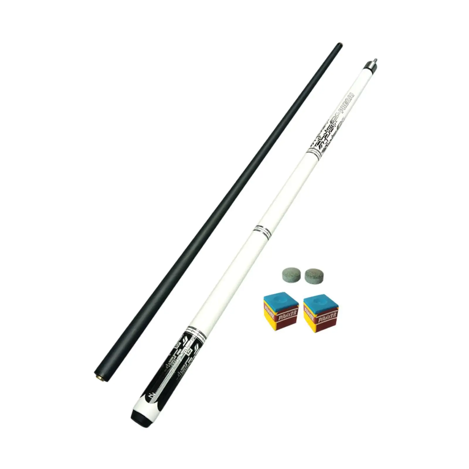 1/2 Koolstofvezel Pool Cue Snooker Cue Modieus 57.09 inch Lengte Handgemaakt Zwembad