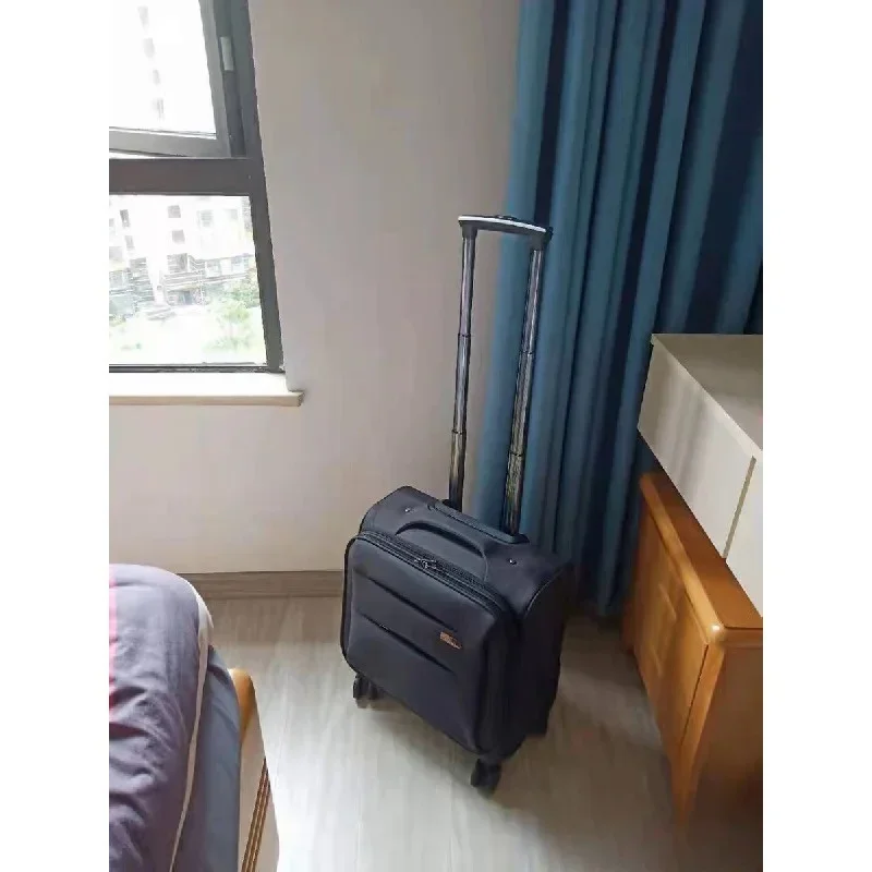 12/14/16/18/20inch boarding Universal wheel Oxford trolley Case Portable luggage High-end quality suitcase Business valise bag