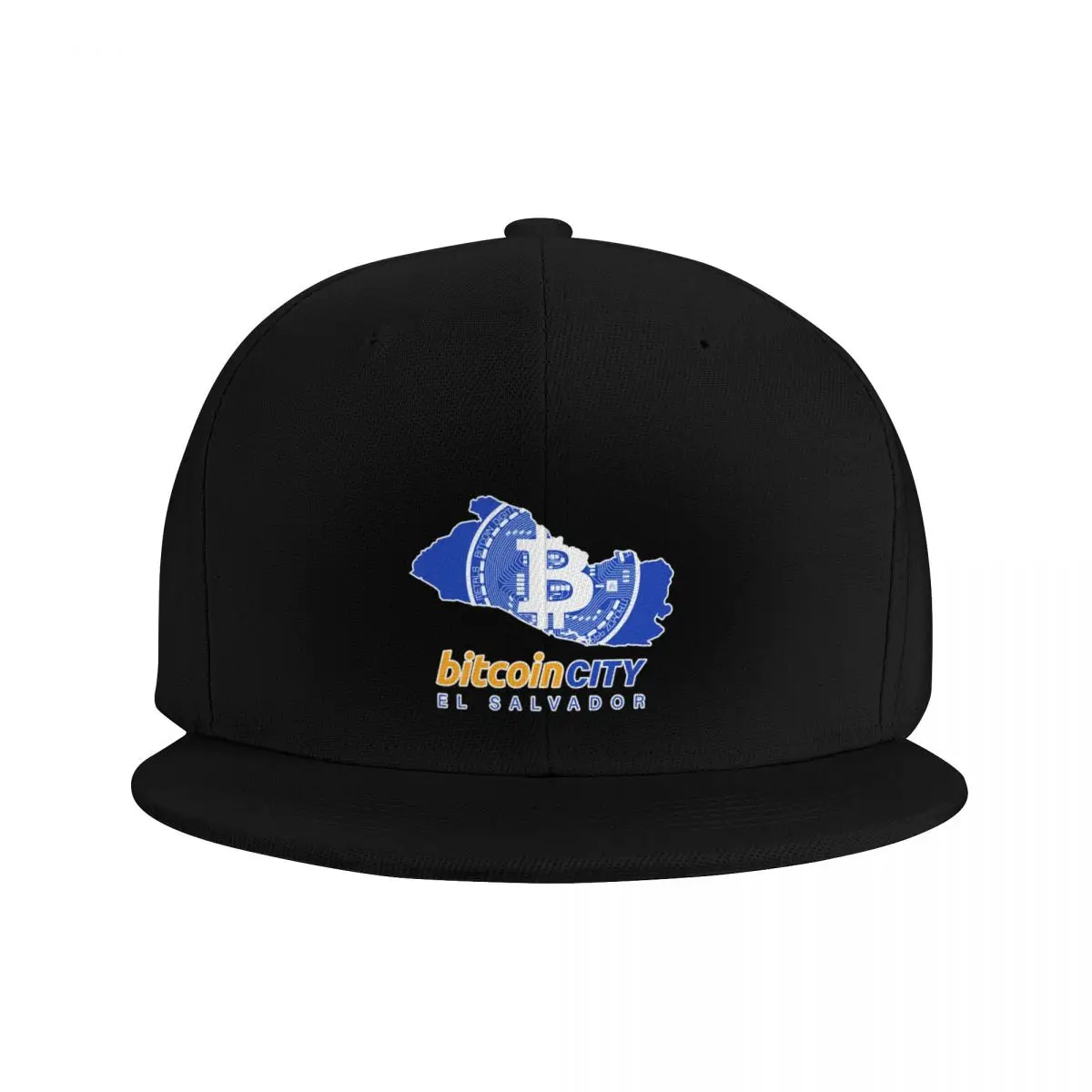 Gorra de béisbol BITCOIN CITY EL SALVADOR para hombre y mujer, sombrero de gran tamaño, Hip Hop, Tenis