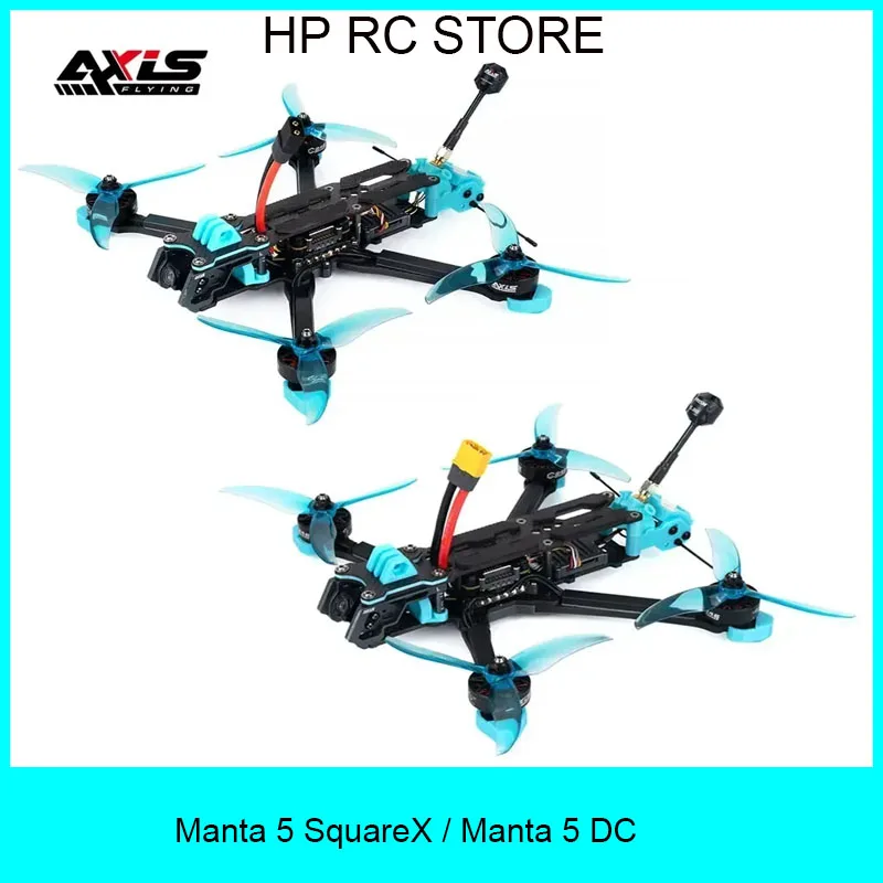 

Axisflying 2025 New Manta 5 SquareX/DC 6S FPV Drone - O4 Lite GPS PNP/ELRS/TBS for Freestyle