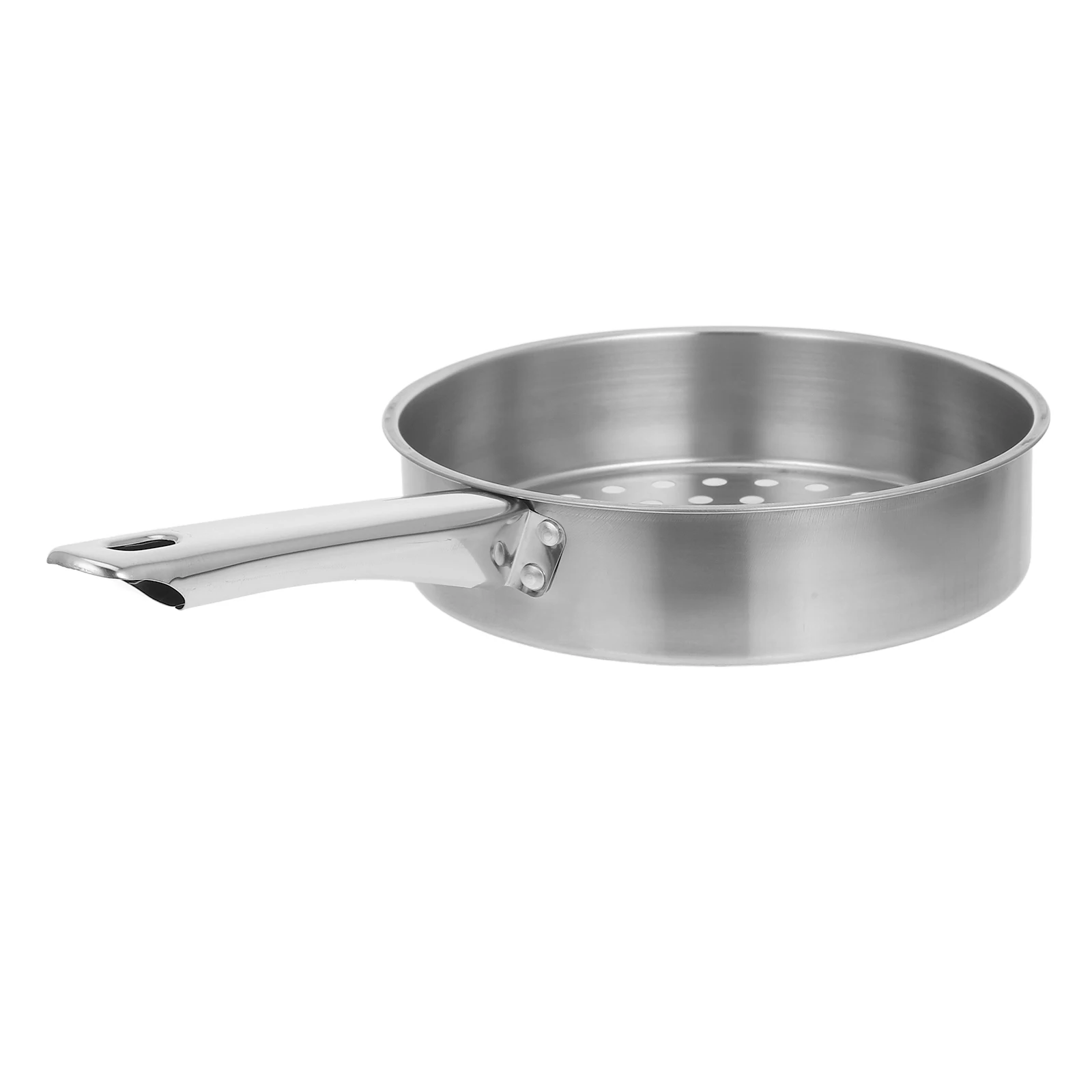 

Stainless Steel Slotted Ladle Large Holes Cold Shrimp Colander Skimmer Spoon Cooking Strainer Silver Multifunctional Kitchen