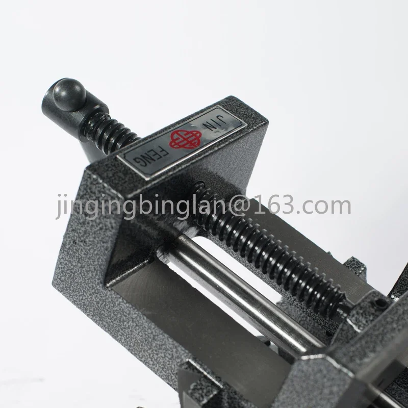 Tilting guide rod type flat end pliers 0-90 angle flat end fixture drilling machine vice 3-inch 4-inch small bench vice