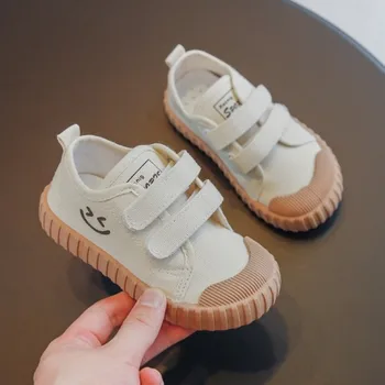 2023 neue Jungen Mädchen Baby Leinwand Schuhe rutsch feste weiche süße Kinder Leinwand Schuhe Jungen Mädchen Kleinkind Turnschuhe Kinder Freizeit schuhe