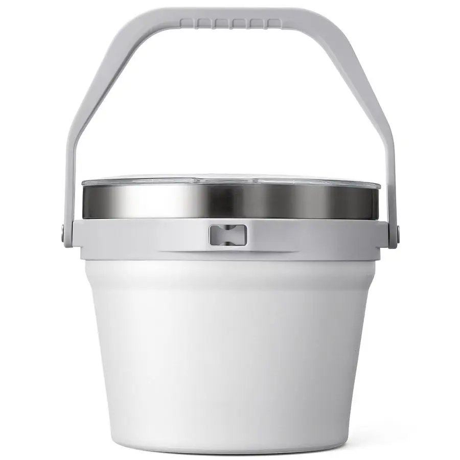

7L Insulated Ice Bucket with LidDouble Wall Vacuum Stainless Steel Beverage Bucket Keeps Frozen LongerHolds 6 Longnecks or 3 Bot