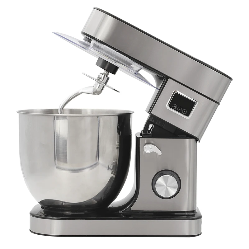 Máquina de Chef de Material de acero inoxidable, batidora de huevos, batidora eléctrica, batidora de alimentos y masa con pantalla Led