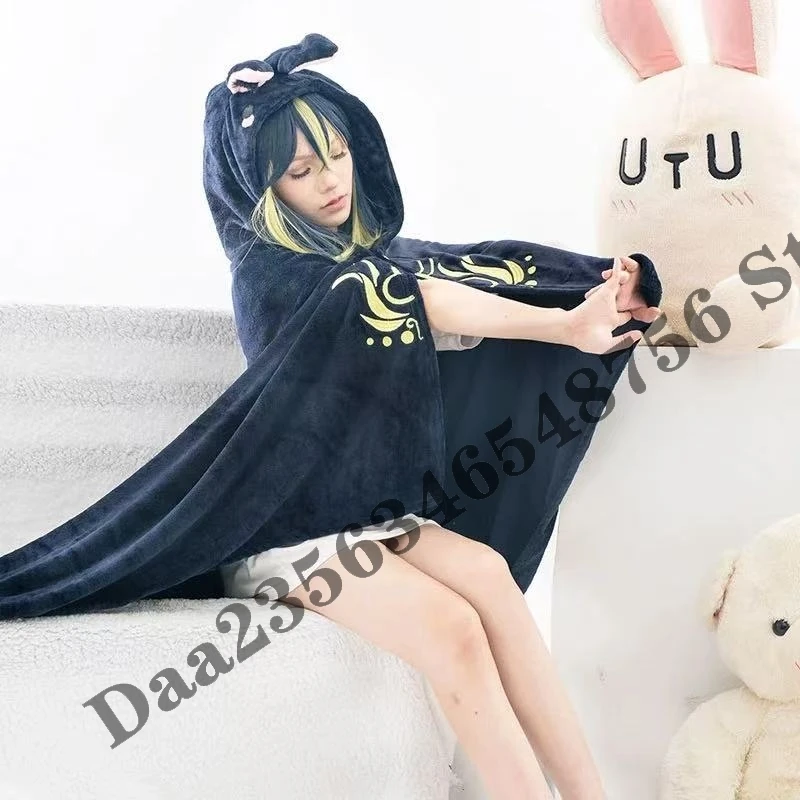 لعبة Genshin Impact Kaveh تأثيري بطانية عباءة الرأس مضحك بيجامة من الصوف زي هوديي الذكور والإناث تكييف الهواء