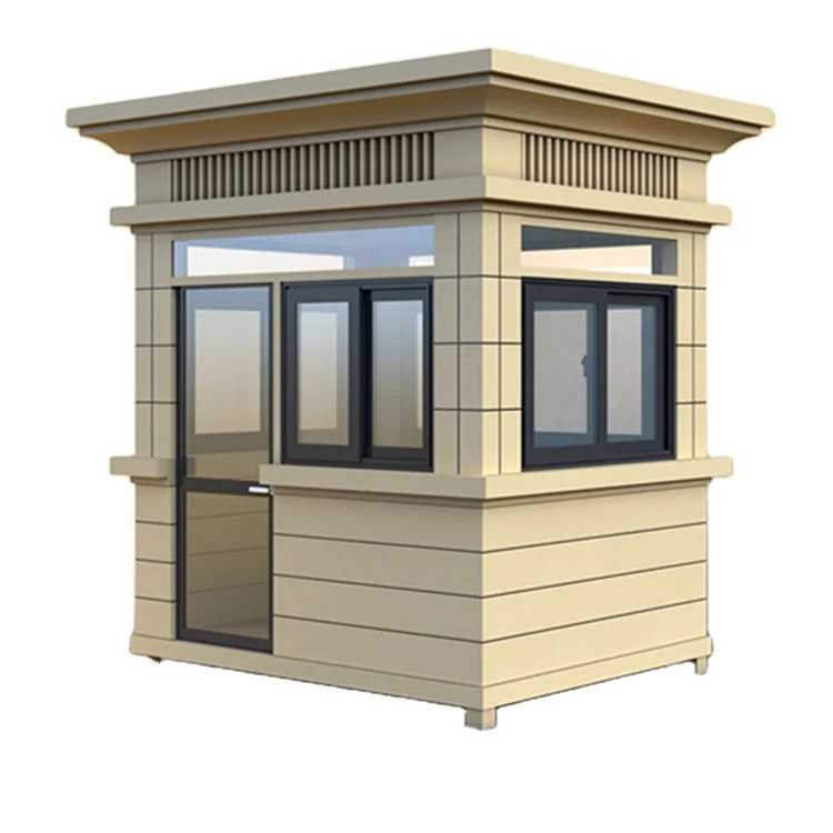 

Security Parking Ticket Booth Economic Prefabricated Toll Booth Tool Room Outdoor Sentry Box