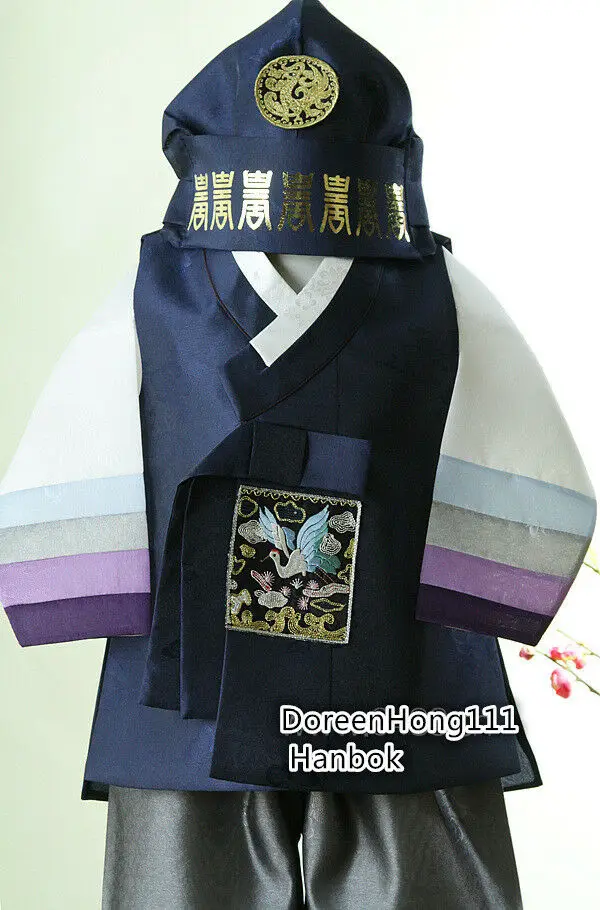 

Korean Traditional Hanbok for Baby Boy Birthday Party Korean National Kid Dolbok